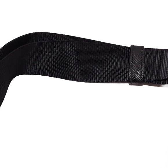 PRADA Black Nylon Leather Shoulder Bag 663-072025 - Picture 9 of 9